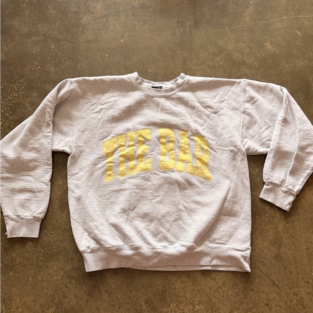 Gray and Yellow Men's Sweater
